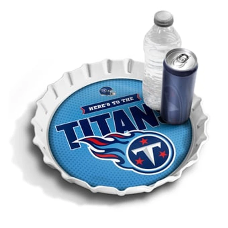 IDNA Tennessee Titans 13" Bottle Cap Serving Tray