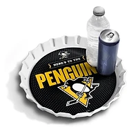 IDNA Pittsburgh Penguins 13" Bottle Cap Serving Tray