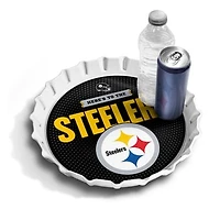 IDNA Pittsburgh Steelers 13" Bottle Cap Serving Tray