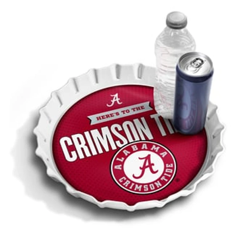 IDNA Alabama Crimson Tide 13" Bottle Cap Serving Tray