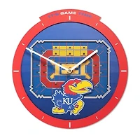 IDNA Kansas Jayhawks StadiumView 3D Wall Clock