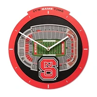 IDNA NC State Wolfpack StadiumView 3D Wall Clock