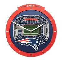 IDNA New England Patriots StadiumView 3D Wall Clock