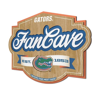 IDNA Florida Gators 12.5" x 17" Fan Cave Sign