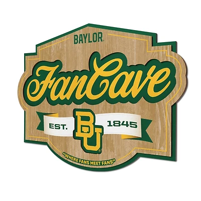 IDNA Baylor Bears 12.5" x 17" Fan Cave Sign