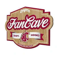 IDNA Washington State Cougars 12.5" x 17" Fan Cave Sign