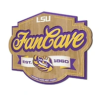 IDNA LSU Tigers 12.5" x 17" Fan Cave Sign