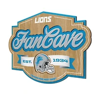 IDNA Detroit Lions 12.5" x 17" Fan Cave Sign