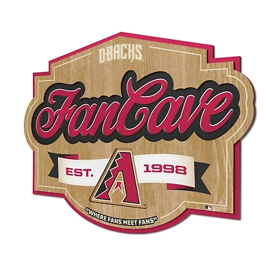 IDNA Arizona Diamondbacks 12.5" x 17" Fan Cave Sign