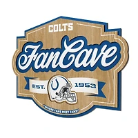 IDNA Indianapolis Colts 12.5" x 17" Fan Cave Sign
