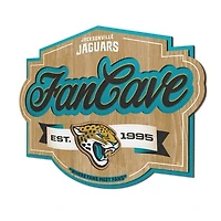 IDNA Jacksonville Jaguars 12.5" x 17" Fan Cave Sign