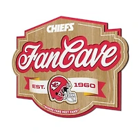 IDNA Kansas City Chiefs 12.5" x 17" Fan Cave Sign
