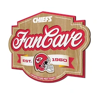 IDNA Kansas City Chiefs 12.5" x 17" Fan Cave Sign