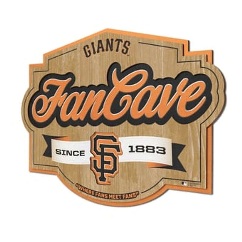 IDNA San Francisco Giants 12.5" x 17" Fan Cave Sign