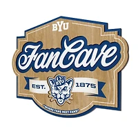 IDNA BYU Cougars 12.5" x 17" Fan Cave Sign