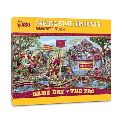 IDNA Arizona State Sun Devils 10.5" x 28" Game Day at the Zoo 500-Piece Puzzle
