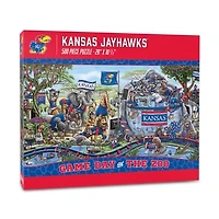 IDNA Kansas Jayhawks 10.5" x 28" Game Day at the Zoo 500-Piece Puzzle