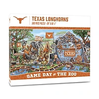 IDNA Texas Longhorns 10.5" x 28" Game Day at the Zoo 500-Piece Puzzle