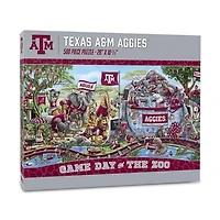 IDNA Texas A&M Aggies 10.5" x 28" Game Day at the Zoo 500-Piece Puzzle