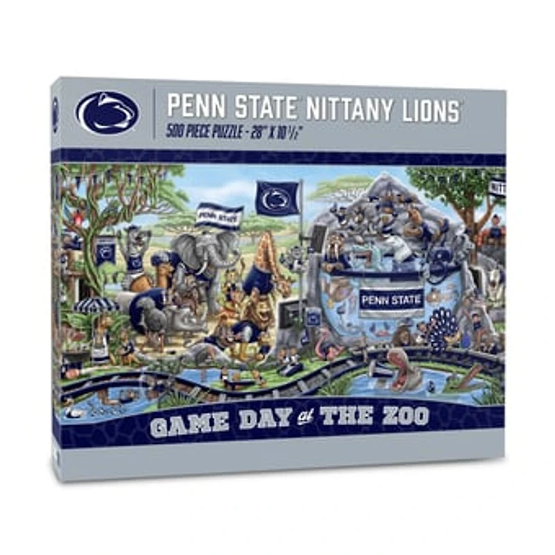 IDNA Penn State Nittany Lions 10.5" x 28" Game Day at the Zoo 500-Piece Puzzle