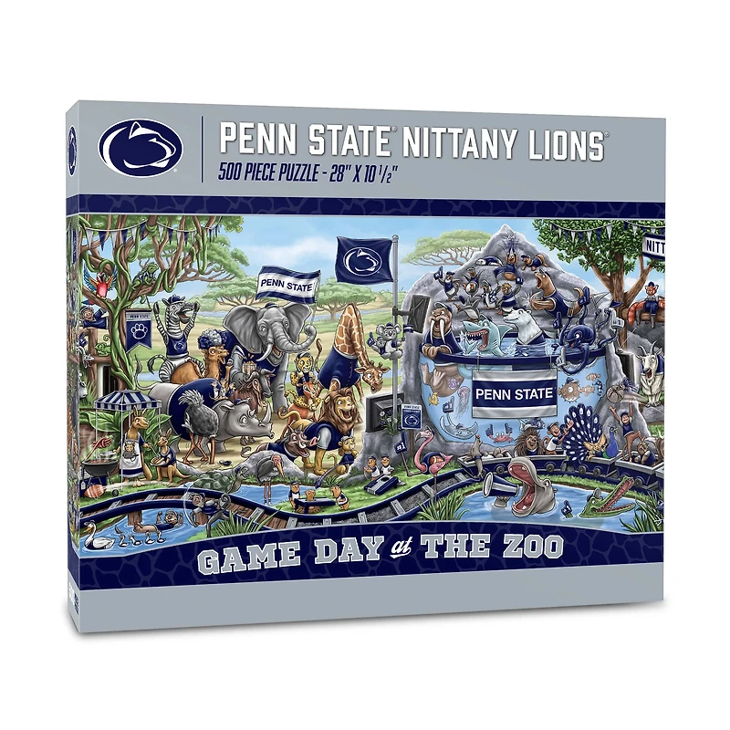 IDNA Penn State Nittany Lions 10.5" x 28" Game Day at the Zoo 500-Piece Puzzle