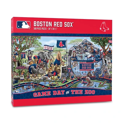 IDNA Boston Red Sox 10.5" x 28" Game Day at the Zoo 500-Piece Puzzle