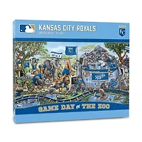 IDNA Kansas City Royals 10.5" x 28" Game Day at the Zoo 500-Piece Puzzle