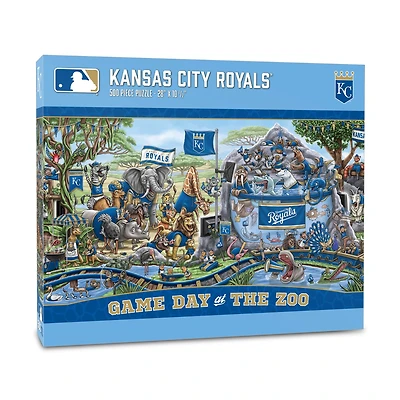 IDNA Kansas City Royals 10.5" x 28" Game Day at the Zoo 500-Piece Puzzle