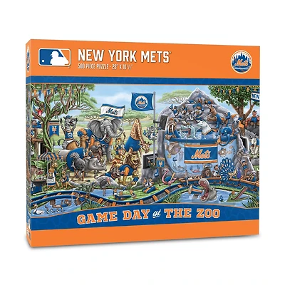 IDNA New York Mets 10.5" x 28" Game Day at the Zoo 500-Piece Puzzle