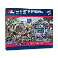 IDNA Washington Nationals 10.5" x 28" Game Day at the Zoo 500-Piece Puzzle