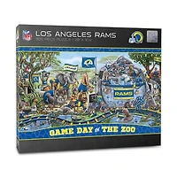 IDNA Los Angeles Rams 10.5" x 28" Game Day at the Zoo 500-Piece Puzzle