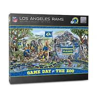 IDNA Los Angeles Rams 10.5" x 28" Game Day at the Zoo 500-Piece Puzzle