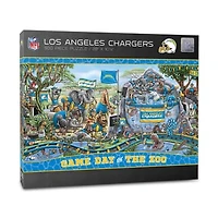 IDNA Los Angeles Chargers 10.5" x 28" Game Day at the Zoo 500-Piece Puzzle