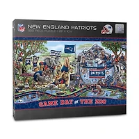IDNA New England Patriots 10.5" x 28" Game Day at the Zoo 500-Piece Puzzle
