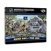 IDNA Nashville Predators 10.5" x 28" Game Day at the Zoo 500-Piece Puzzle