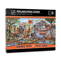 IDNA Philadelphia Flyers 10.5" x 28" Game Day at the Zoo 500-Piece Puzzle