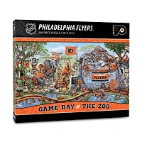 IDNA Philadelphia Flyers 10.5" x 28" Game Day at the Zoo 500-Piece Puzzle