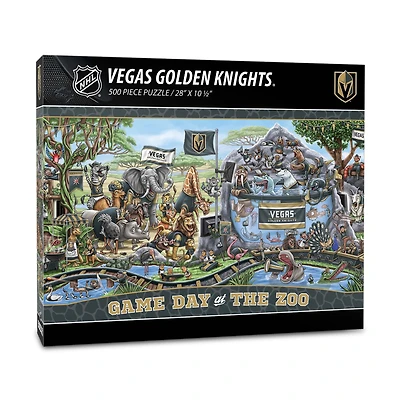 IDNA Vegas Golden Knights 10.5" x 28" Game Day at the Zoo 500-Piece Puzzle