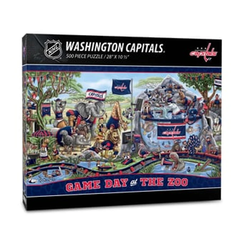 IDNA Washington Capitals 10.5" x 28" Game Day at the Zoo 500-Piece Puzzle