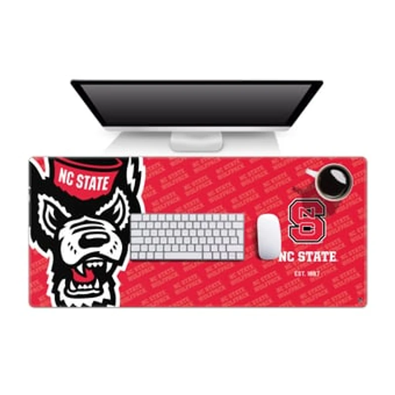 IDNA NC State Wolfpack 15.7" x 35.4" Logo Series Desk Pad
