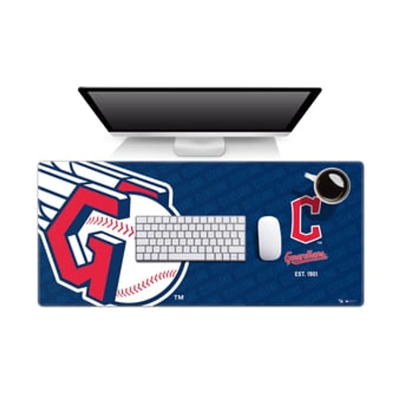 IDNA Cleveland Guardians 15.7" x 35.4" Logo Series Desk Pad
