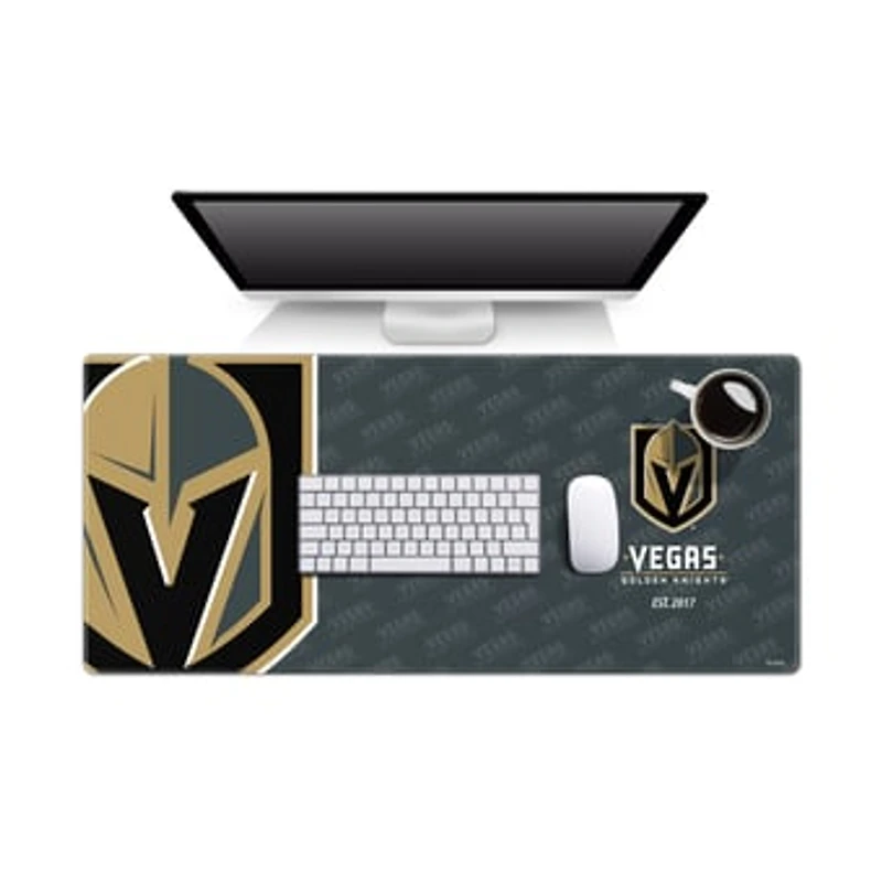 IDNA Vegas Golden Knights 15.7" x 35.4" Logo Series Desk Pad