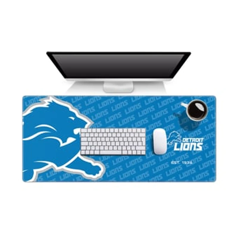 IDNA Detroit Lions 15.7" x 35.4" Logo Series Desk Pad