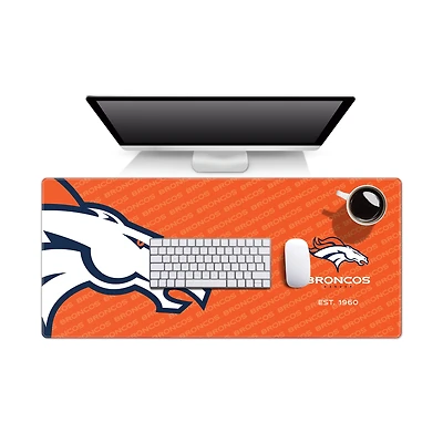 IDNA Denver Broncos 15.7" x 35.4" Logo Series Desk Pad