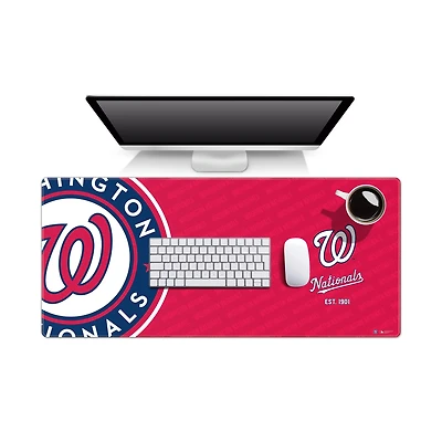 IDNA Washington Nationals 15.7" x 35.4" Logo Series Desk Pad