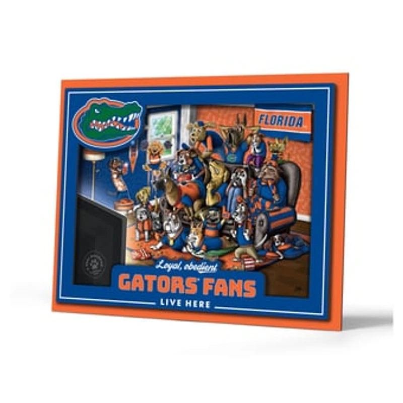 IDNA Florida Gators 13.25" x 17.25" Purebred Fans Wall Art