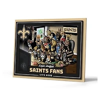 IDNA New Orleans Saints 13.25" x 17.25" Purebred Fans Wall Art