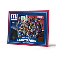 IDNA New York Giants 13.25" x 17.25" Purebred Fans Wall Art