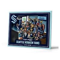 IDNA Seattle Kraken 13.25" x 17.25" Purebred Fans Wall Art
