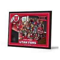IDNA Utah Utes 13.25" x 17.25" Purebred Fans Wall Art